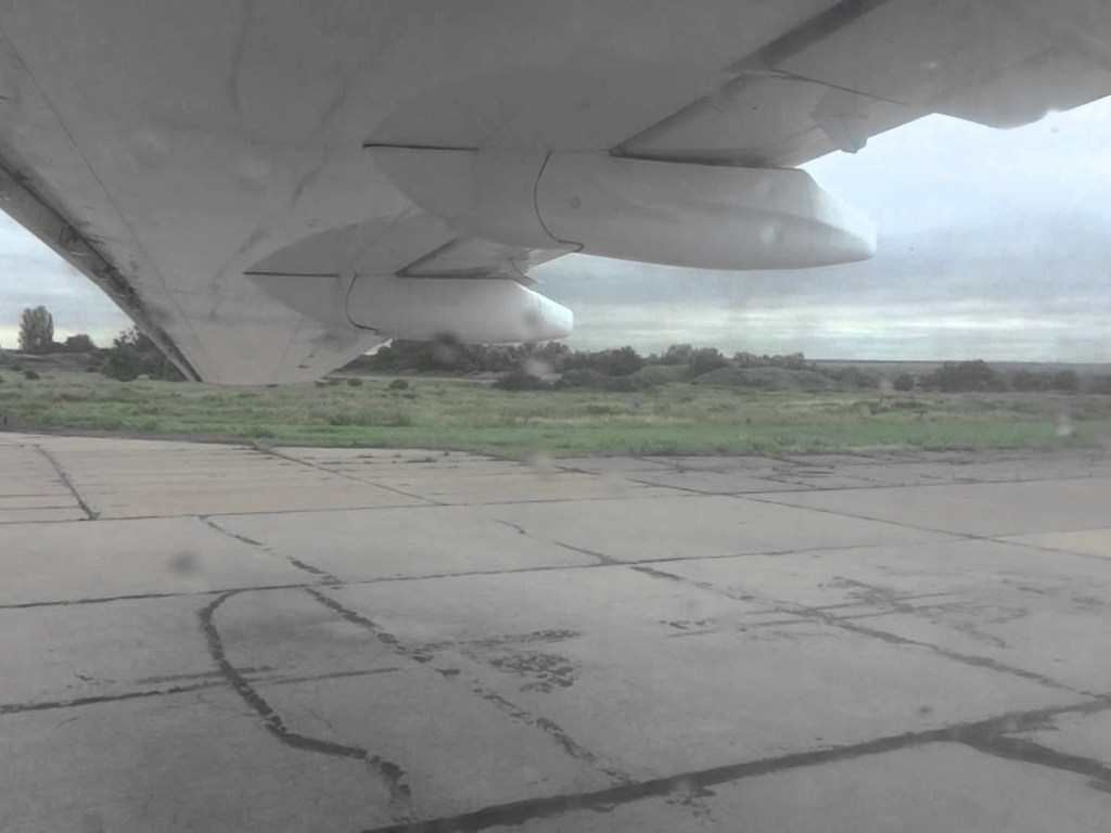 Уникальный самолет-трансформер приземлился в аэропорту «Киев»
