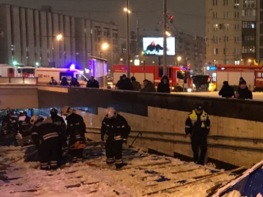 В Москве произошел обвал в метро, ​​есть пострадавшие (ФОТО)