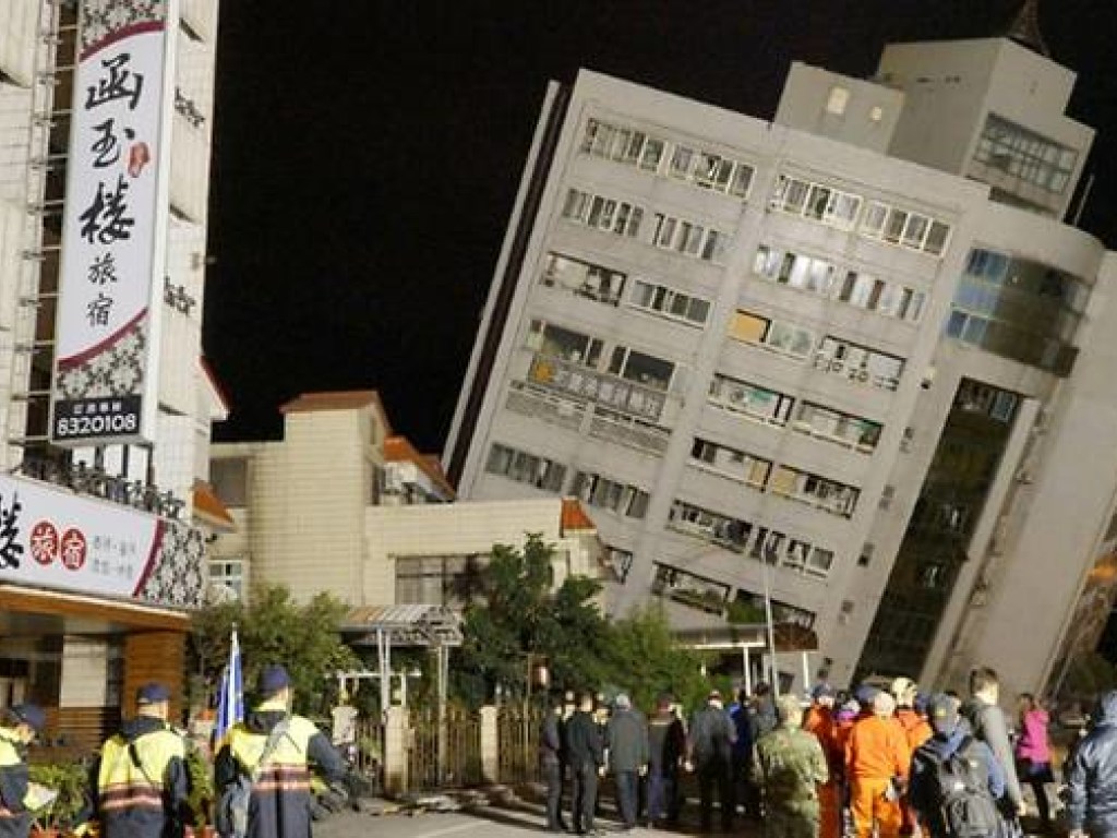 На Тайване произошло новое землетрясение, есть жертвы  (ФОТО)