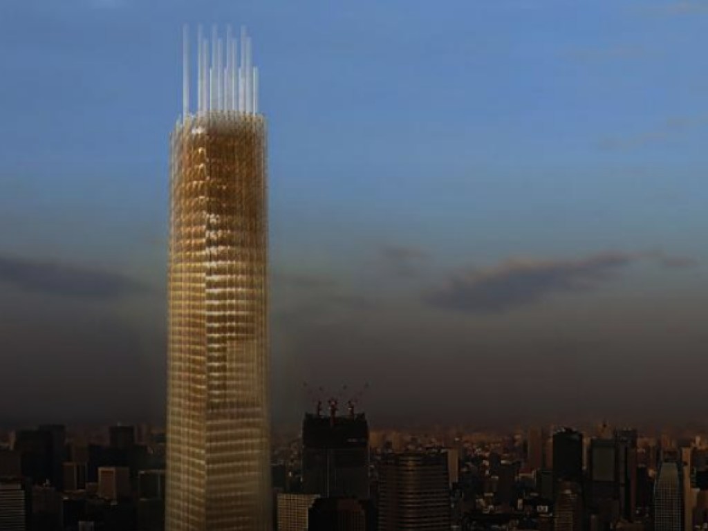 В Токио построят первый 70-этажный небоскреб из дерева