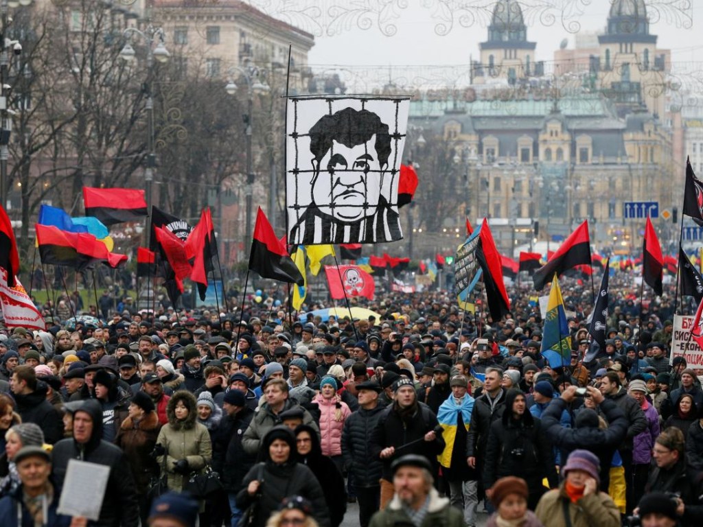 У участника акции Саакашвили правоохранители изъяли 20 килограмм взрывчатки