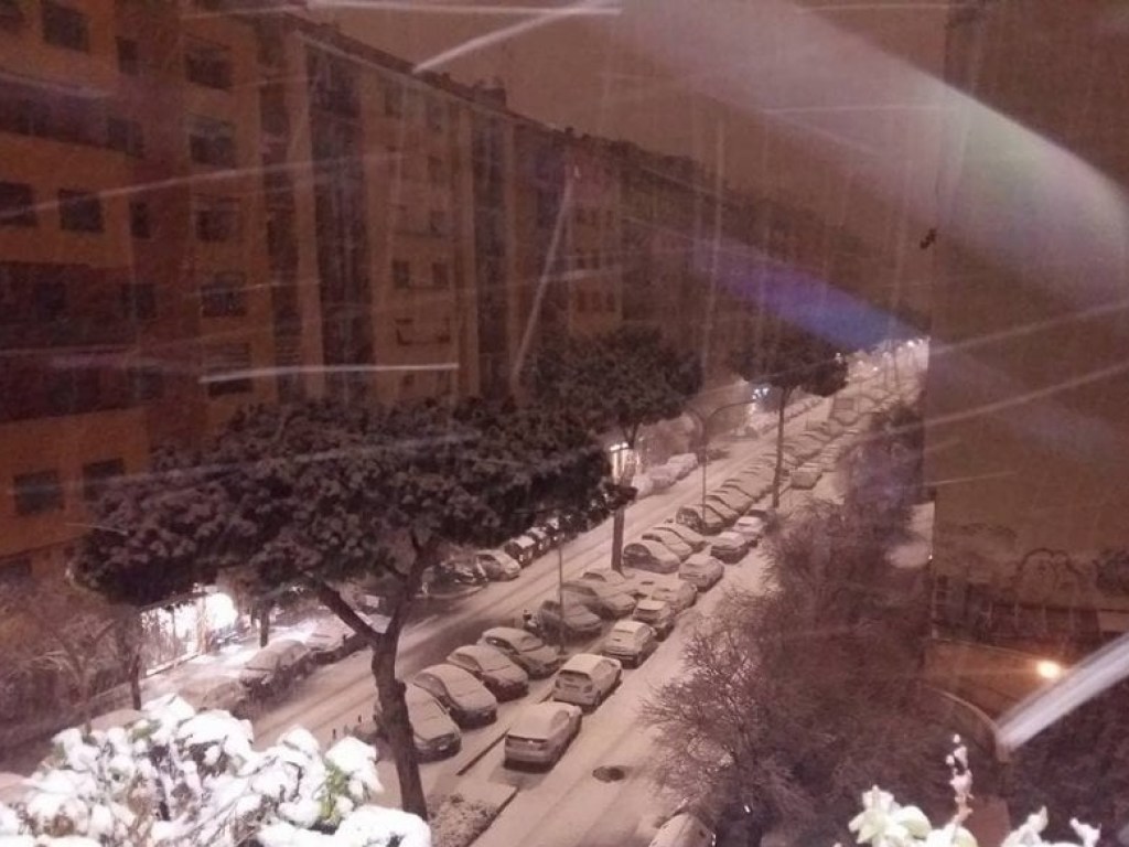 В Риме выпало аномально много снега (ФОТО)
