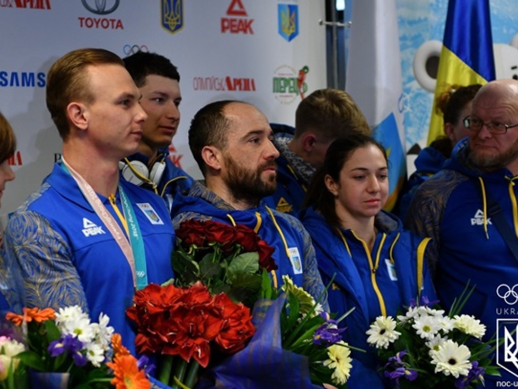 Олимпийскую сборную Украины встретили в «Борисполе» (ФОТО)