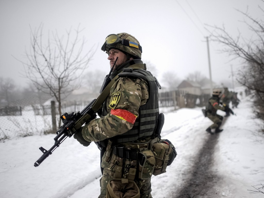 За прошедшие сутки боевики 2 раза нарушили перемирие, потерь среди украинских военных нет