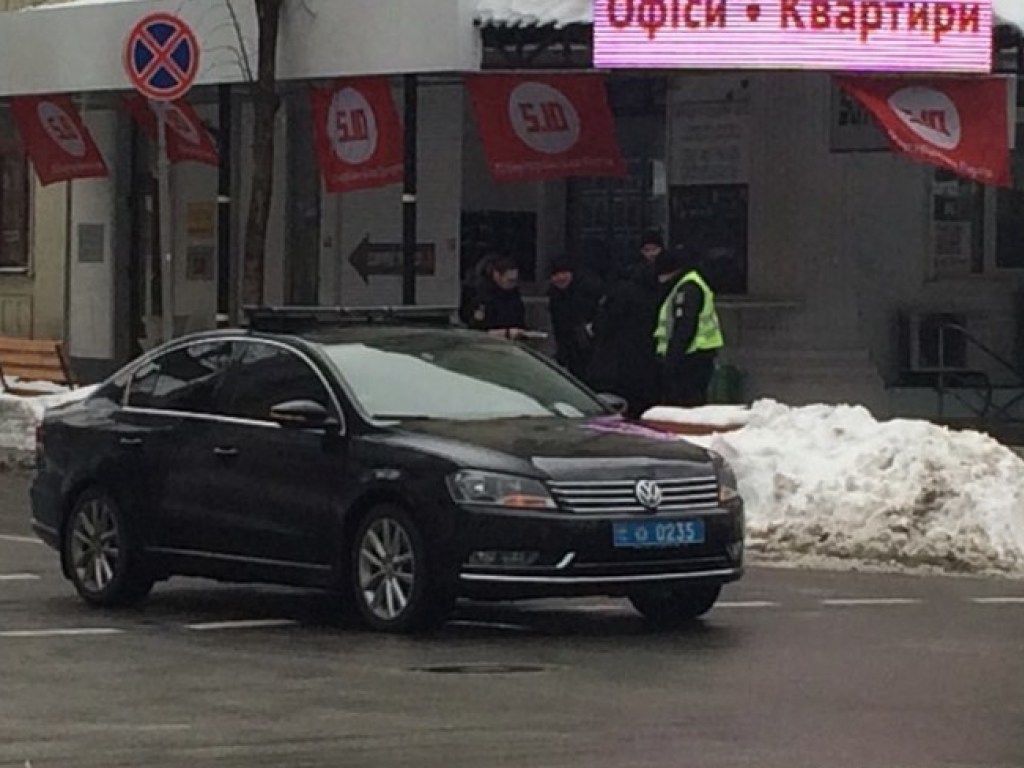 В центре Киева президентский кортеж сбил пенсионера (ФОТО)