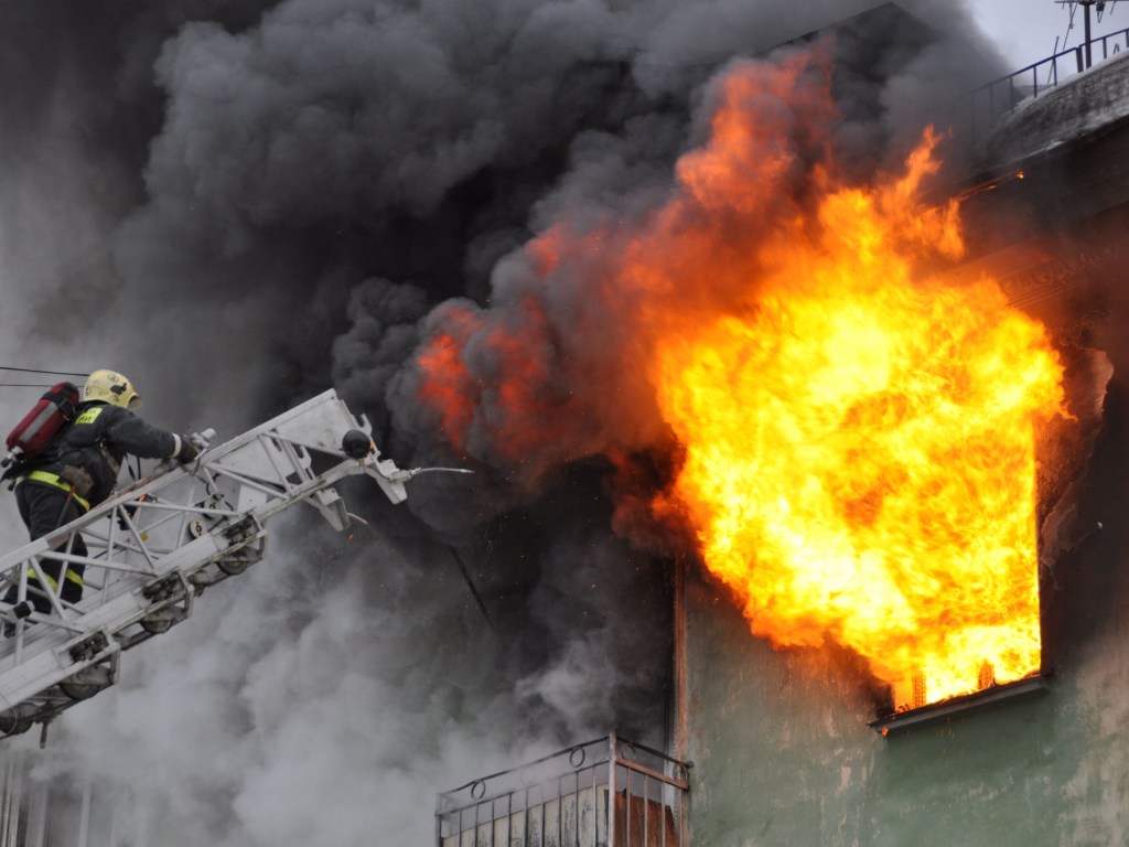 За сутки в пожарах в Украине погибло шесть человек