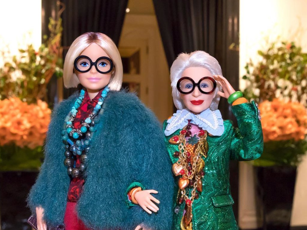 96-летняя модница Айрис Апфель стала куклой Барби (ФОТО)