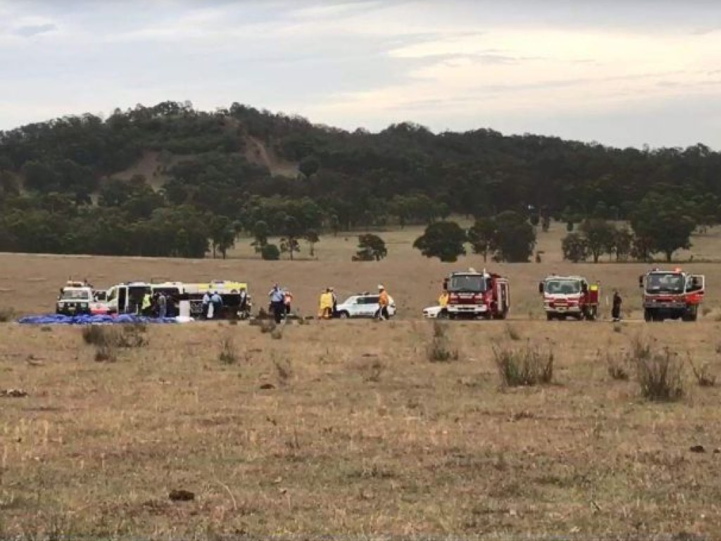 В Австралии упал воздушный шар: девять пострадавших (ФОТО, ВИДЕО)