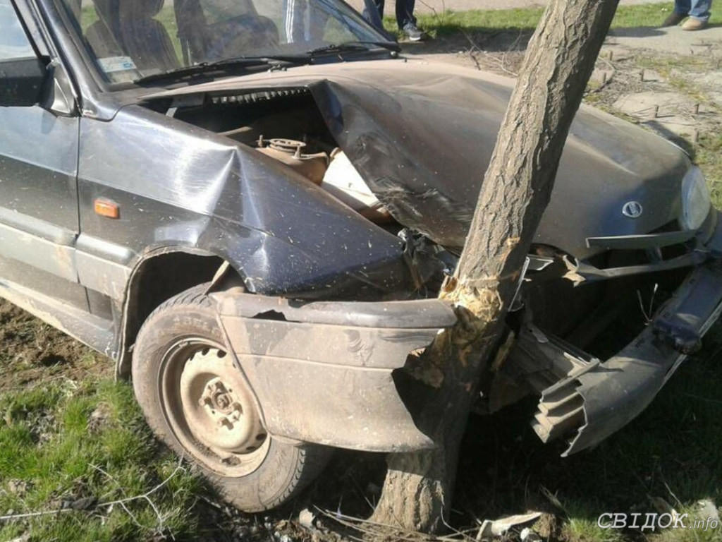 В Николаеве водитель «ВАЗ» в состоянии наркотического опьянения врезался в дерево (ФОТО)
