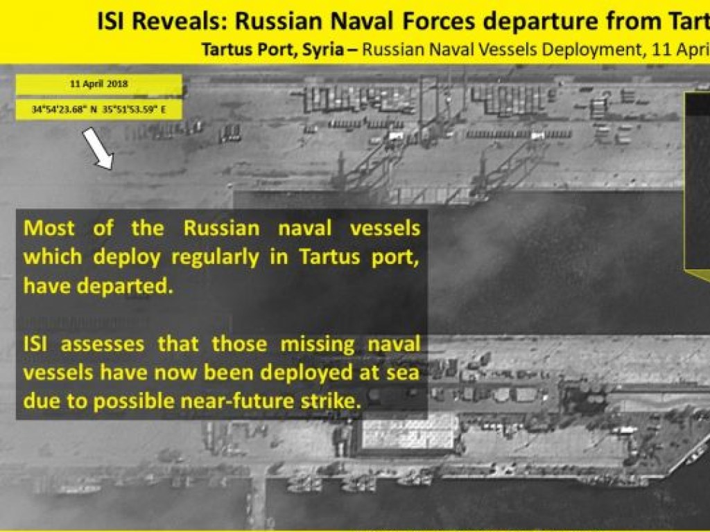 Российские военные корабли покинули порт в сирийском Тартусе &#8212;  ISI