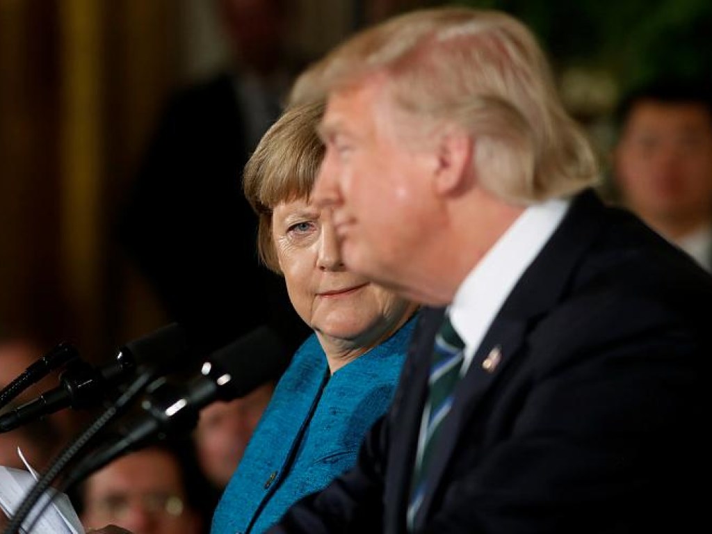 Трамп встретится с Меркель в Белом доме