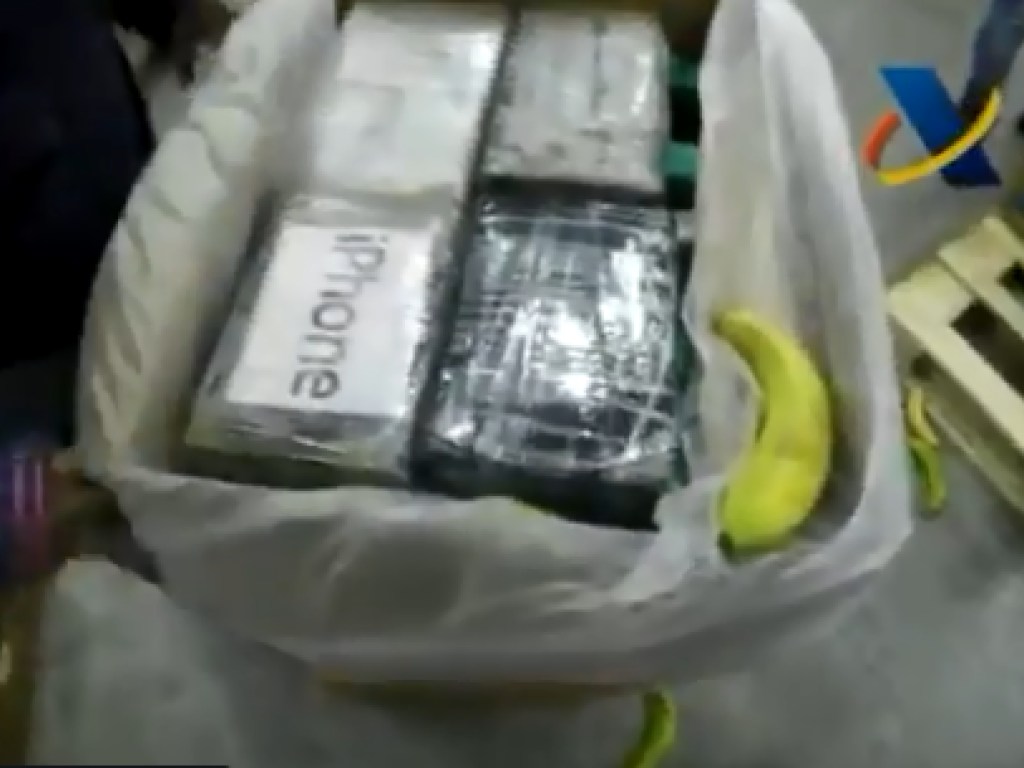 В Испанию под видом колумбийских бананов ввезли 9 тонн кокаина