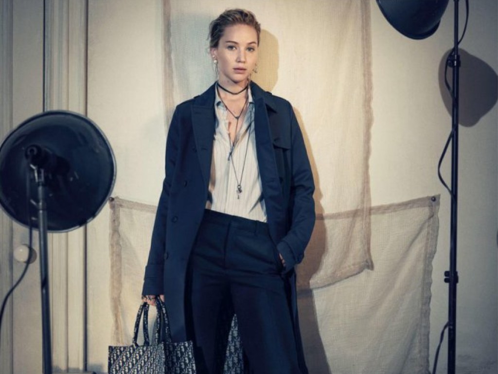 Дженнифер Лоуренс снялась в рекламной фотосессии для Dior 