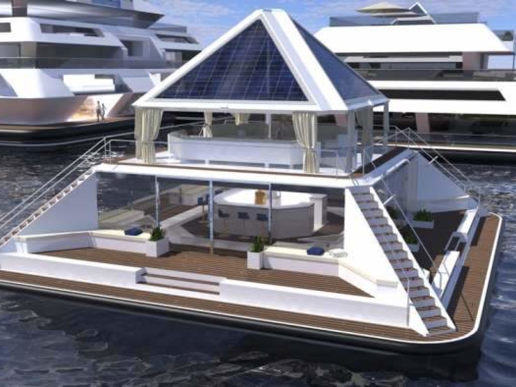 Дизайнер построил дом-корабль для проживания на воде (ФОТО)