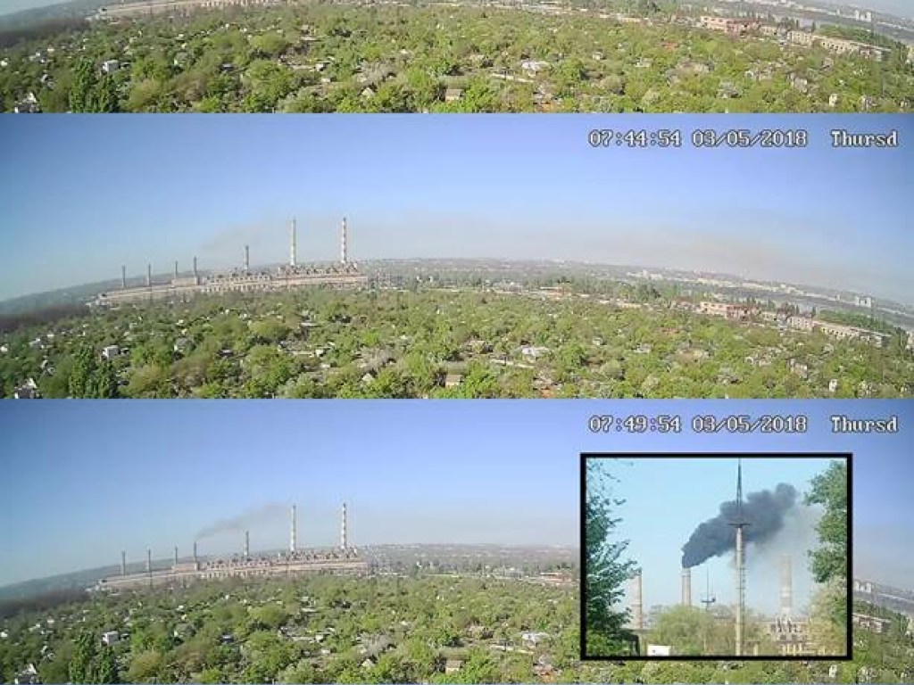 На Приднепровской ТЭС произошла авария: в воздух поднялся черный дым (ФОТО)