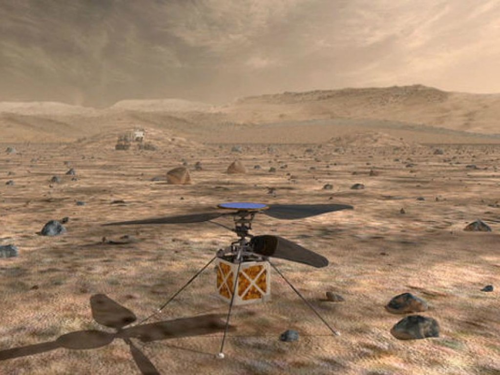 Ученые NASA решили отправить на Марс вертолет (ФОТО)