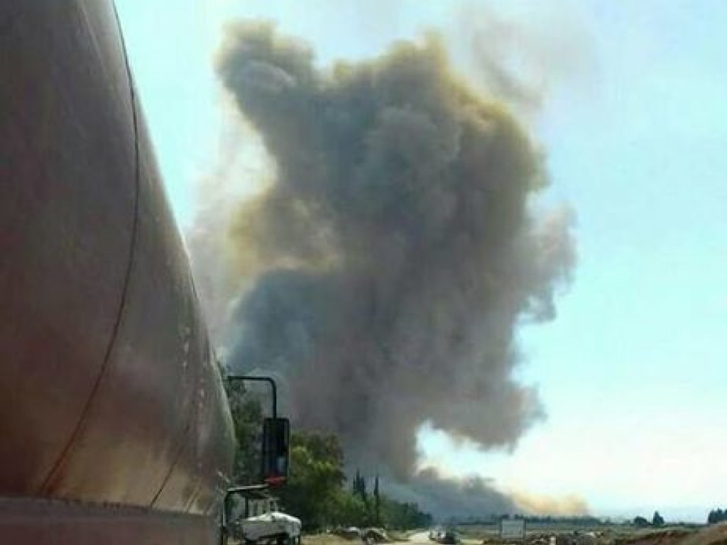 В Сирии произошла серия взрывов возле военной авиабазы