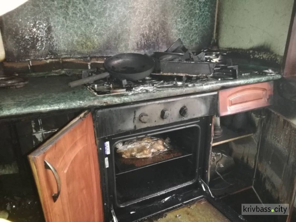 В Кривом Роге загорелась кухня в девятиэтажном доме, есть пострадавшие (ФОТО)