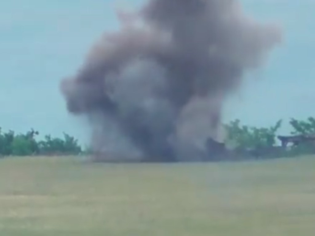 На Донбассе ракетным ударом ликвидировали огневую точку боевиков (ВИДЕО)