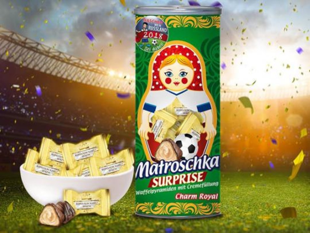 В Германии украинские конфеты выдали за российские и упаковали в матрешку (ФОТО)