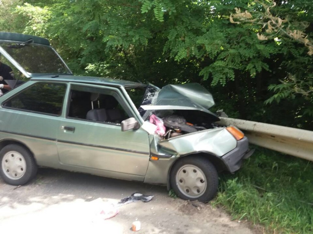 Под Киевом автомобиль столкнулся с отбойником, водитель не выжил (ФОТО)