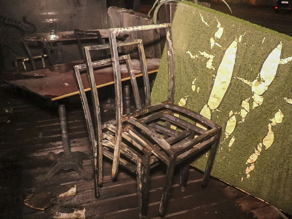 В Киеве на Печерске ночью горел ресторан бразильской кухни (ФОТО, ВИДЕО)