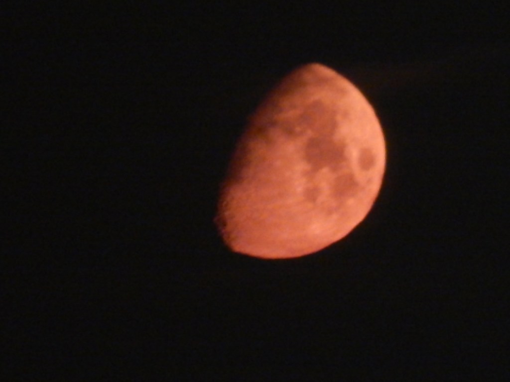 Жители Одессы ночью наблюдали «кровавую» луну (ФОТО)