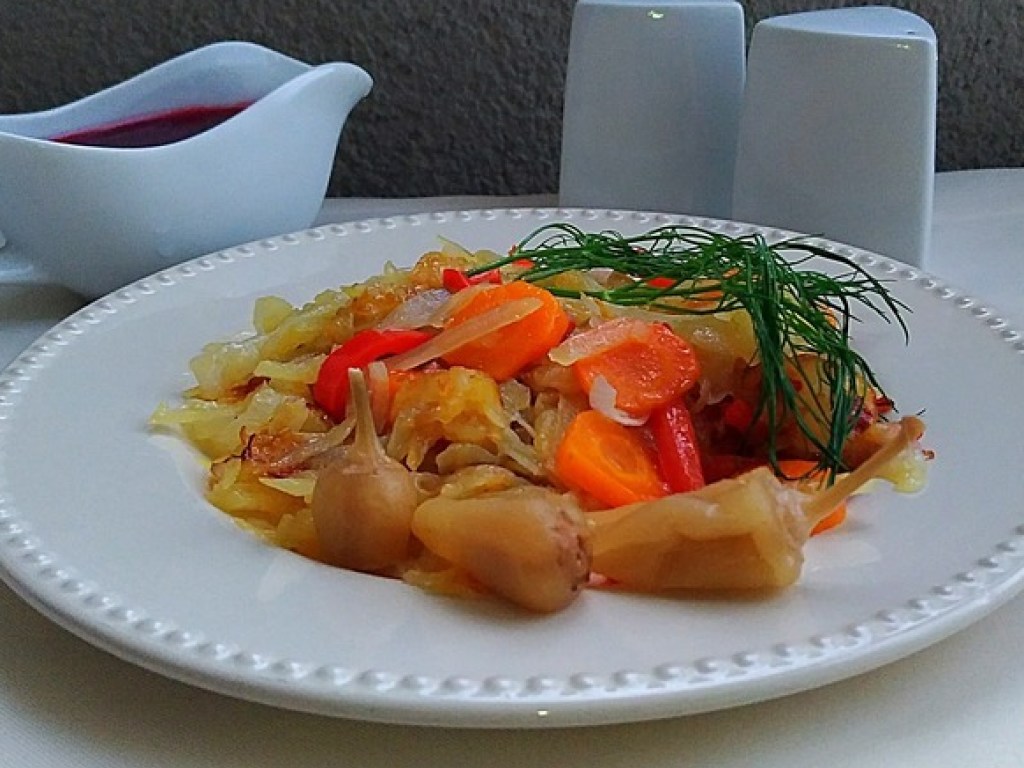 Рецепт дня:  Нежный жареный картофель с овощами
