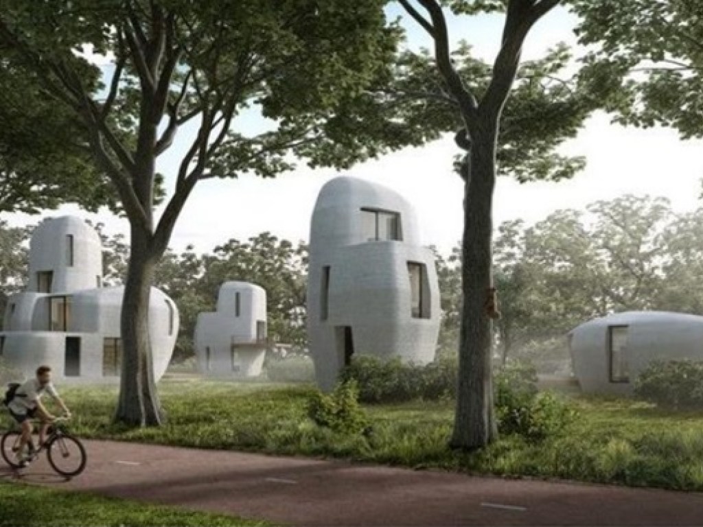 В Нидерландах на 3D-принтере напечатали жилой комплекс (ФОТО, ВИДЕО)