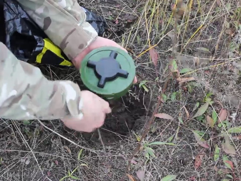 На Донбассе военные саперы уничтожили 50 запрещенных мин, завезенных из России (ВИДЕО)