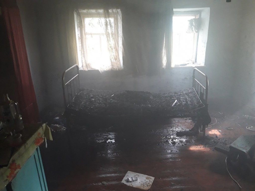 На Николаевщине в собственной постели сгорел мужчина (ФОТО)