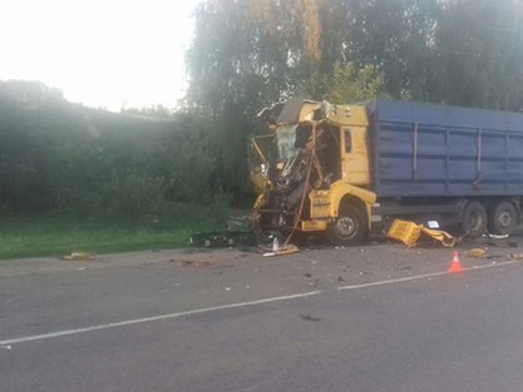 В Сумской области фура «догнала» грузовик, водитель скончался в больнице (ФОТО)