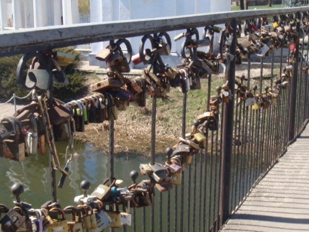 На мосту влюбленных в Кривом Роге нашли «шерсть лешего» (ФОТО)