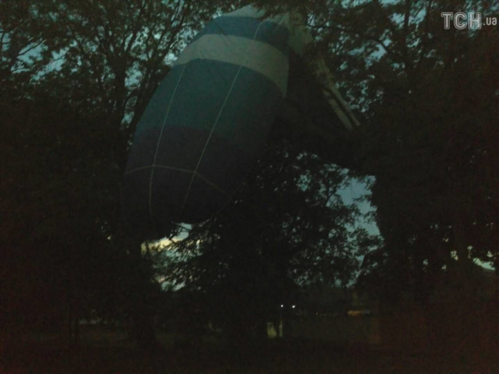 В Знаменке произошло ЧП с воздушным шаром (ФОТО, ВИДЕО)