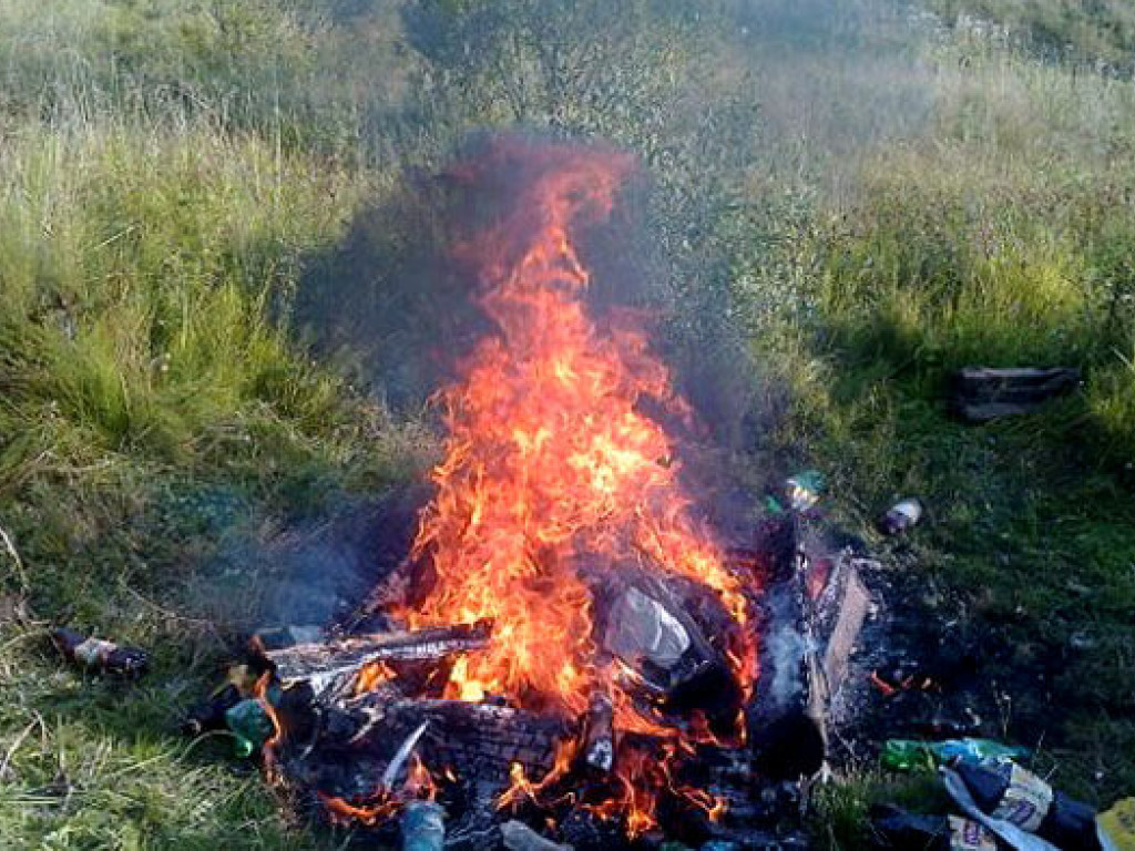 На Закарпатье 80-летняя старушка сгорела в костре