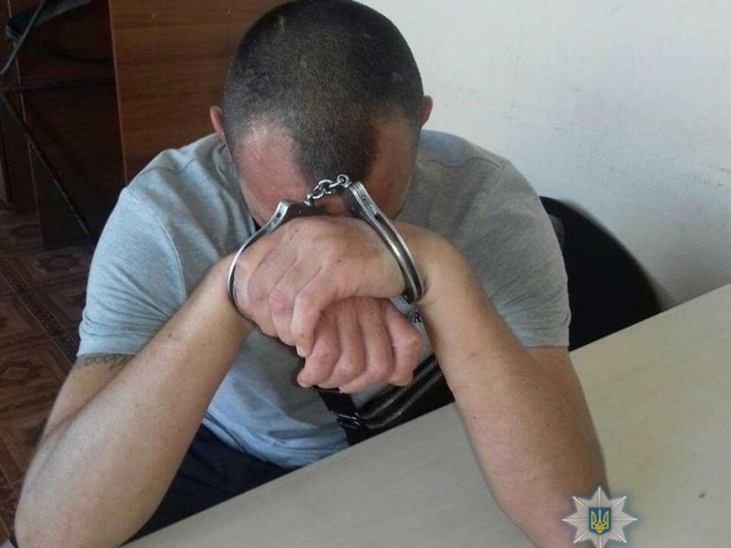 На Киевщине полицейские поймали уличного грабителя (ФОТО)