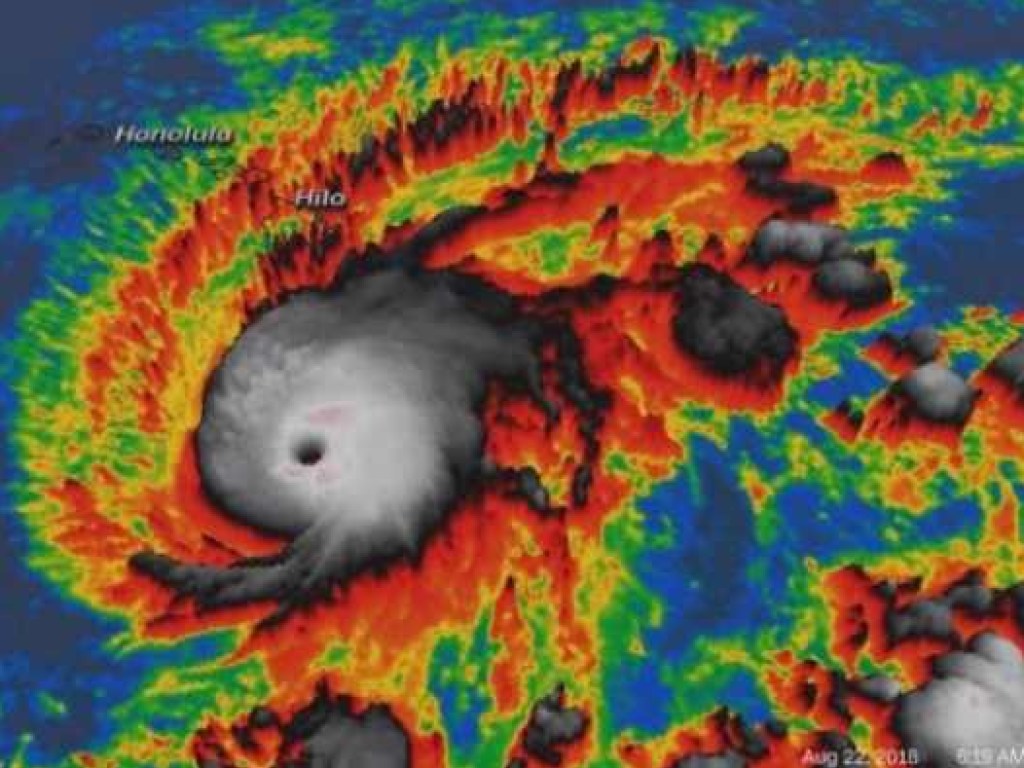 Ветры превысят скорость 161 километров в час: на Гавайи надвигается мощнейший ураган (ФОТО, ВИДЕО)