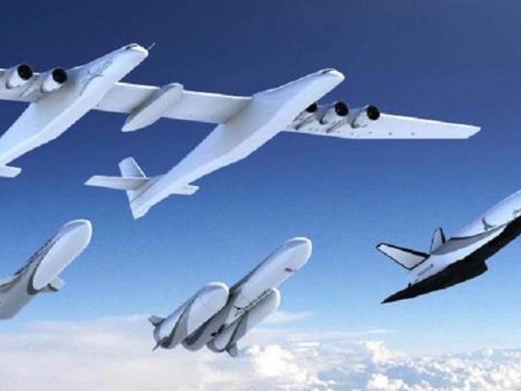 Самолет-гигант больше, чем «Мрия»: в США представили проект запуска ракет-носителей и космоплан