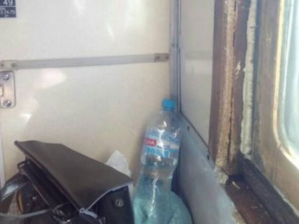 Проснулась от резкой боли в спине: Пассажирку поезда «Львов- Запорожье» чуть не убило выпавшее окно (ФОТО)