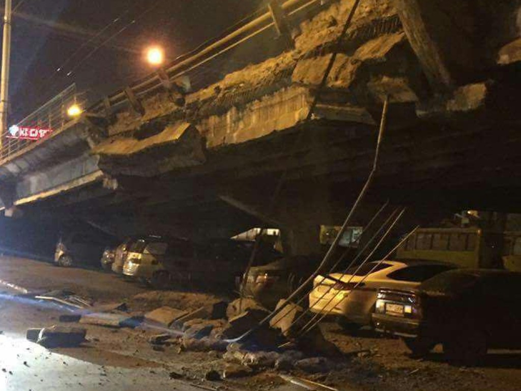 Эксперт назвал истинную причину обвала Шулявского моста в Киеве: сгнившая арматура