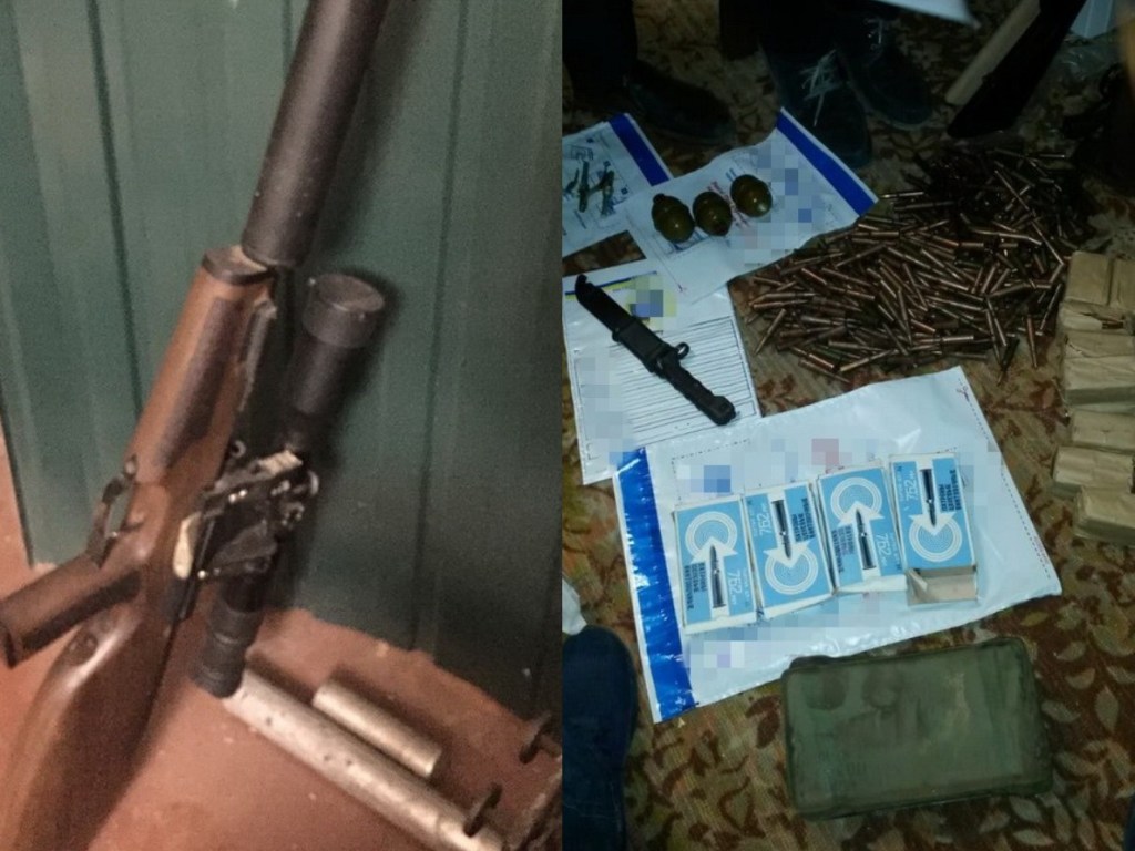 В Днепре правоохранители нашли склад оружия с гранатами и взрывчаткой (ФОТО)