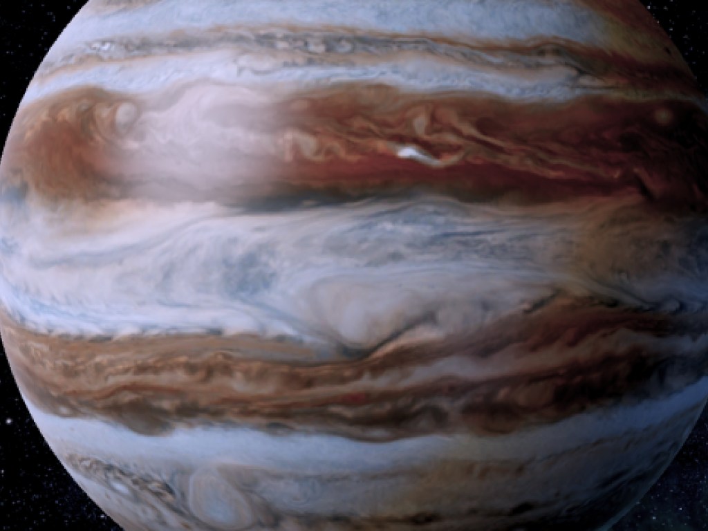 Под облаками Юпитера нашли «океаны воды»