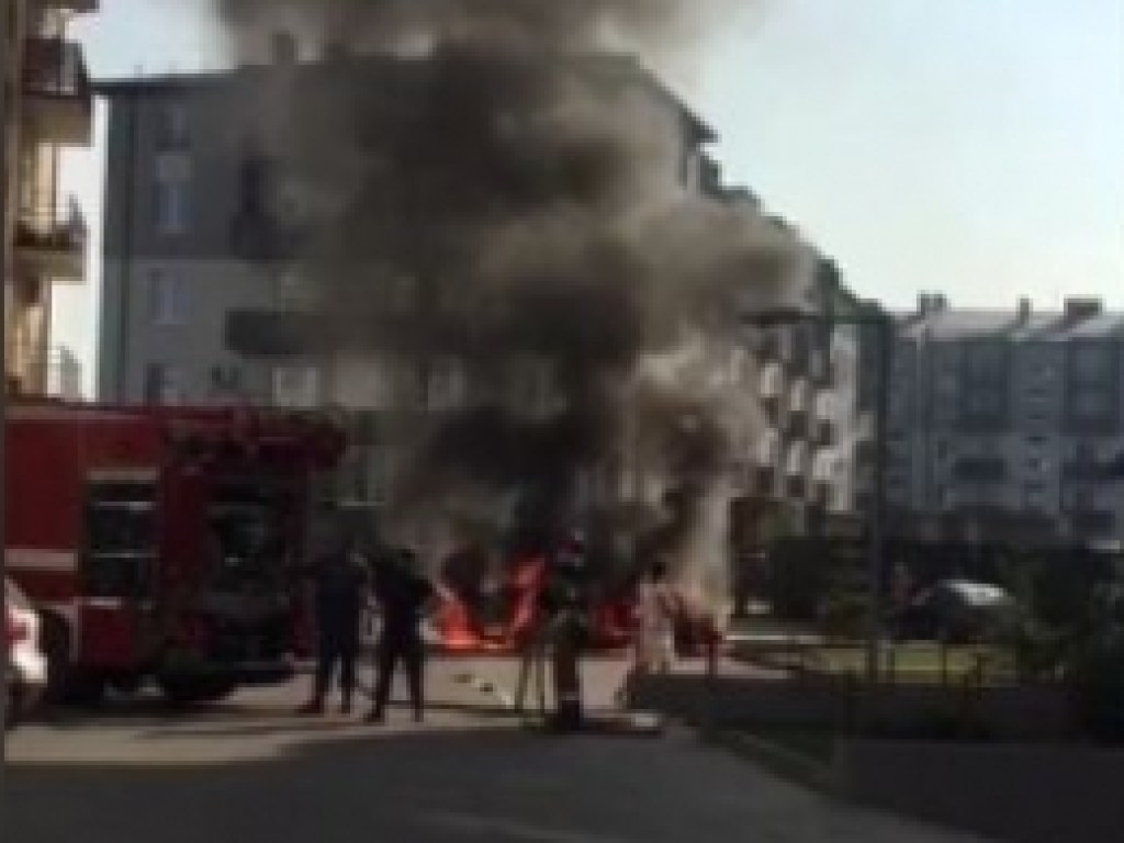 В Ужгороде подожгли автомобиль Toyota Corolla: от машины остался пепел (ФОТО, ВИДЕО)