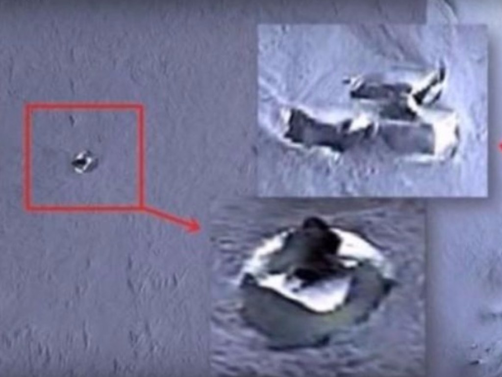 Два загадочных объекта нашли в Антарктиде (ФОТО, ВИДЕО)
