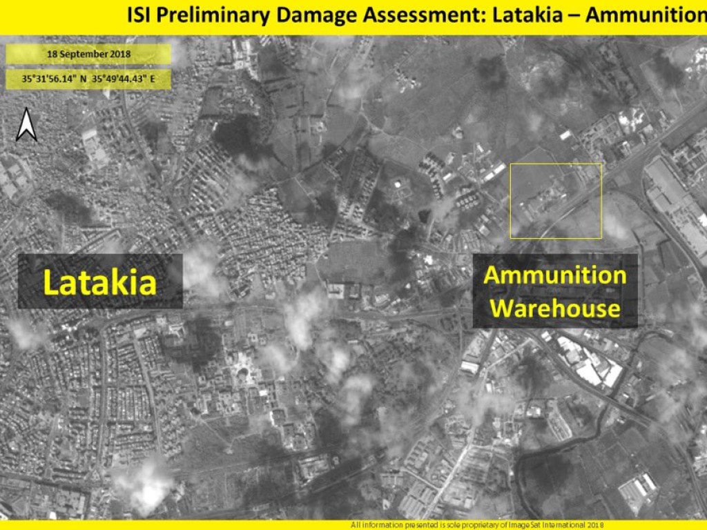 Авиаудар Израиля по базе в Сирии: опубликованы спутниковые снимки