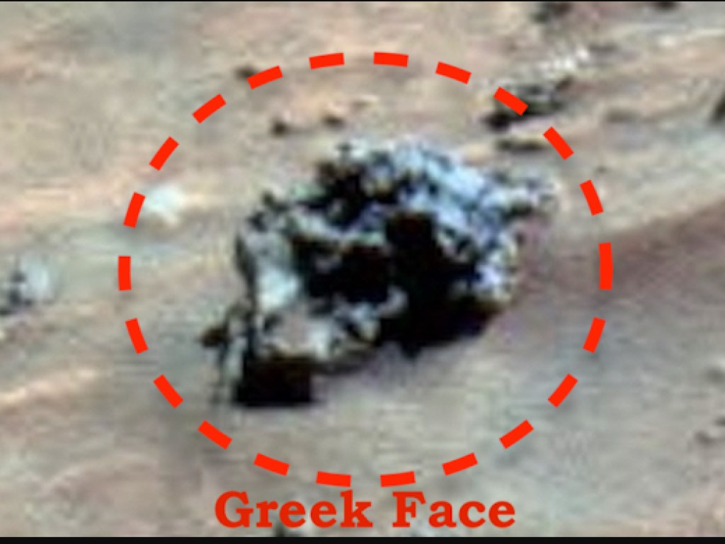 На Марсе заметили фигуру человека и лицо греческой статуи (ФОТО, ВИДЕО)