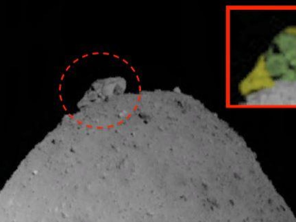 Гигантское лицо инопланетянки найдено на астероиде Рюгу (ВИДЕО)