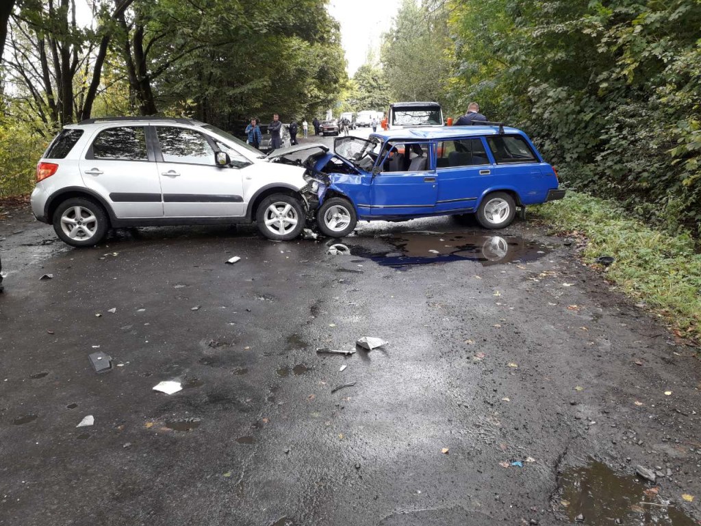 На Закарпатье пьяный экс-руководитель милиции разбил два автомобиля (ФОТО)