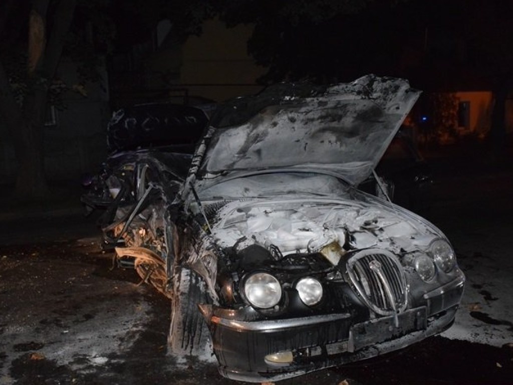 Владелец разбитого после погони в Николаеве «Ягуара» умер от сердечного приступа (ФОТО)