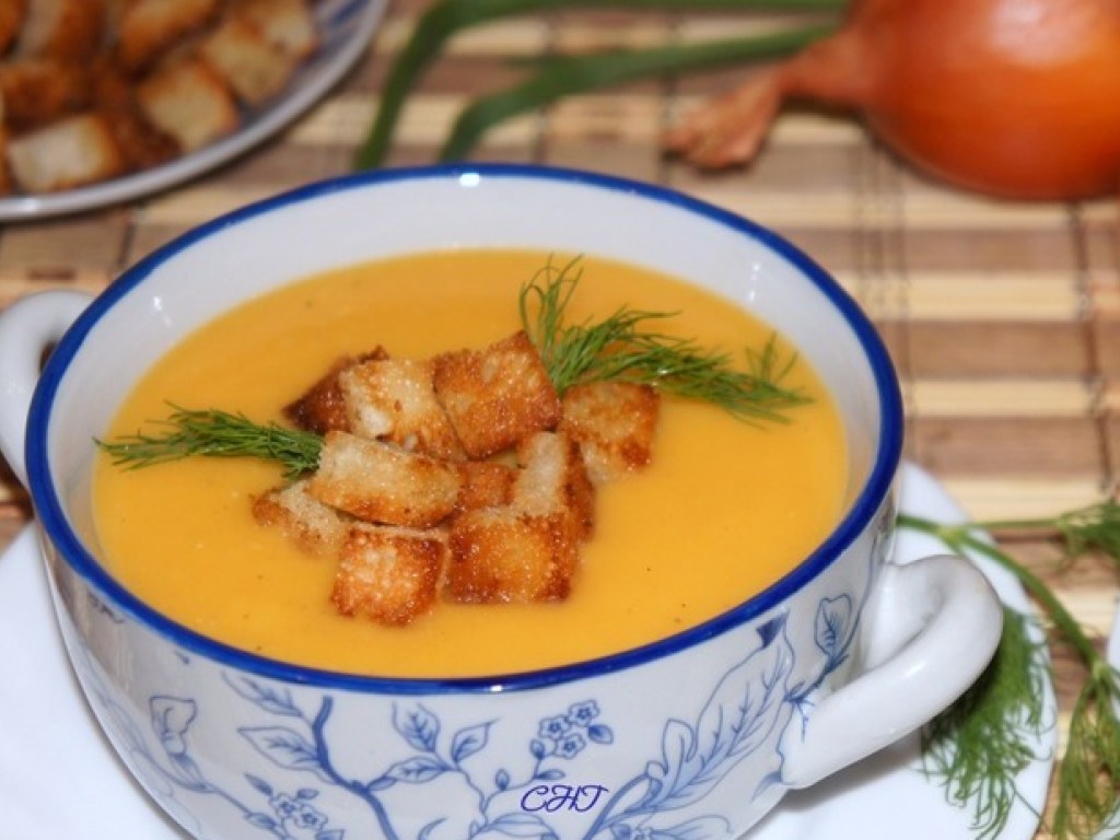 Рецепт дня: Суп из тыквы по-французски